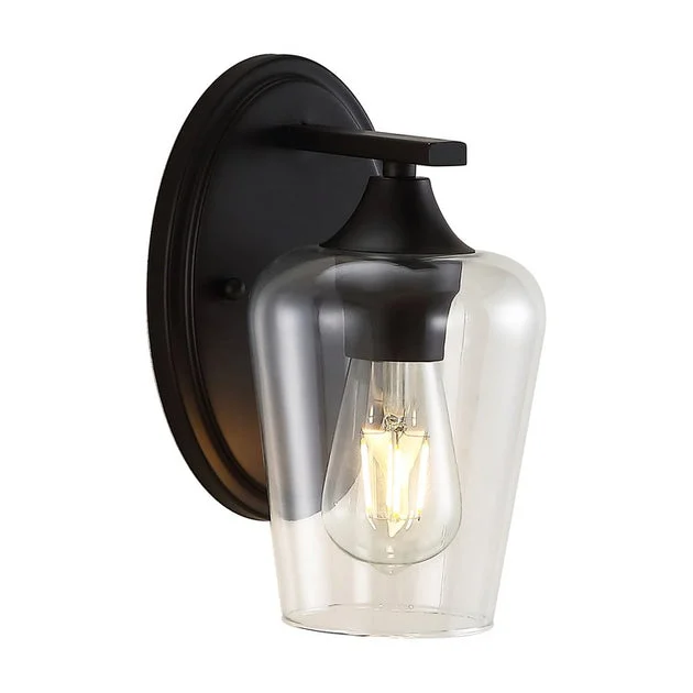 Jayne Single-LED Light Bathroom Wall Sconce - Oil Rubbed Bronze
