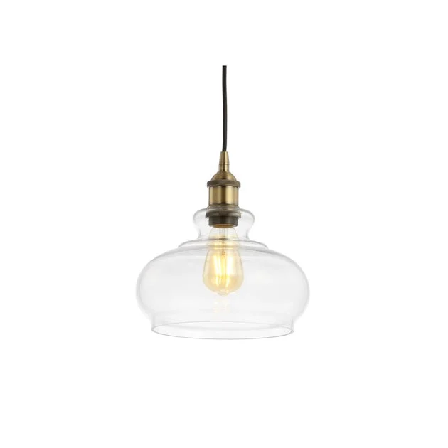 Wyatt Single-Light Pendant - Brass Gold