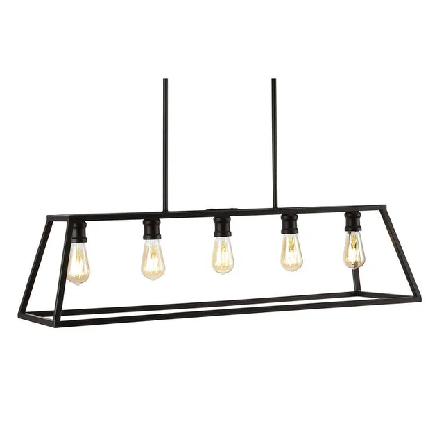 Floyd Five-Light LED Linear Pendant - Oil Rubbed Bronze