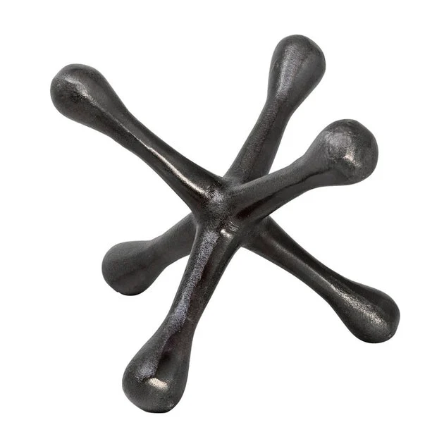 Jacks Sculpture - Gunmetal