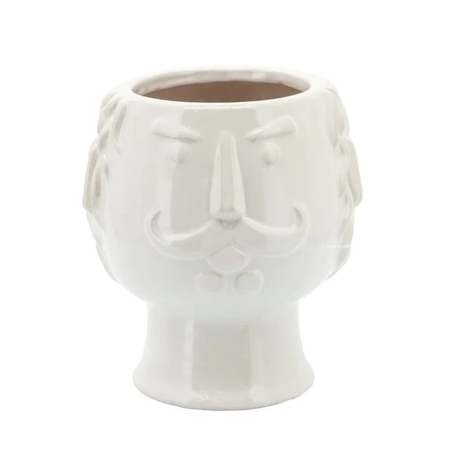 7" Grandpa Face Planter - White