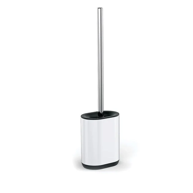 Innovate Toilet Bowl Brush with TPR Bristles and Holder - White