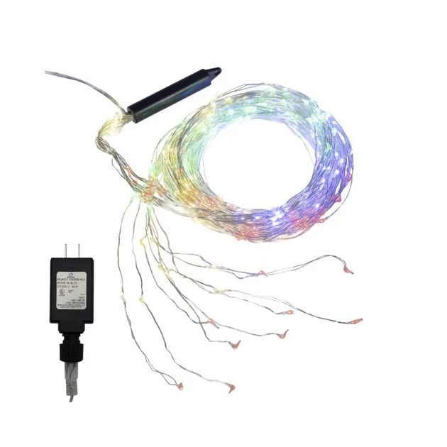 Electric Multi-Strand LED Fairy String Lights - Multi-Color