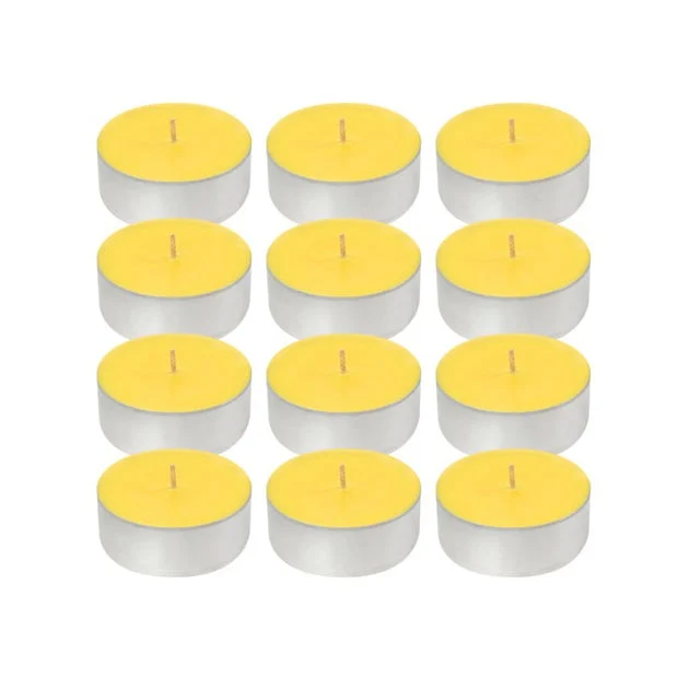 Extra-Large Citronella Tealight Candles Set of 12