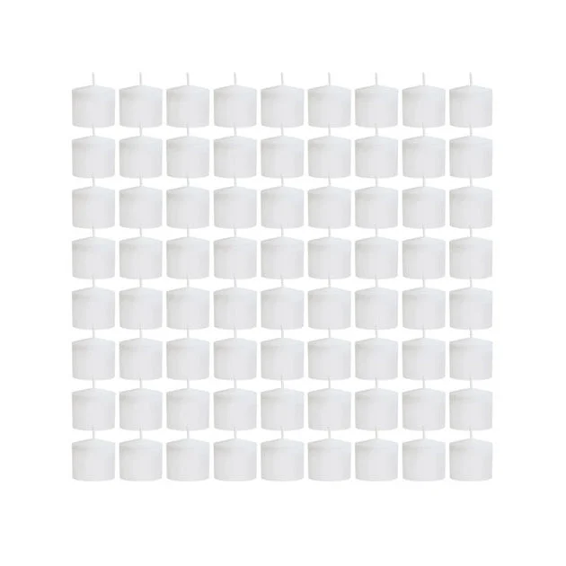 Unscented 10-Hour Votive Candles Set of 72