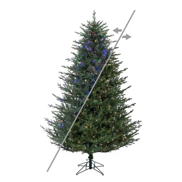 7.5' Pre-Lit Itasca Fraser Artificial Christmas Tree with 750 Warm White LED Dura-lit Lights
