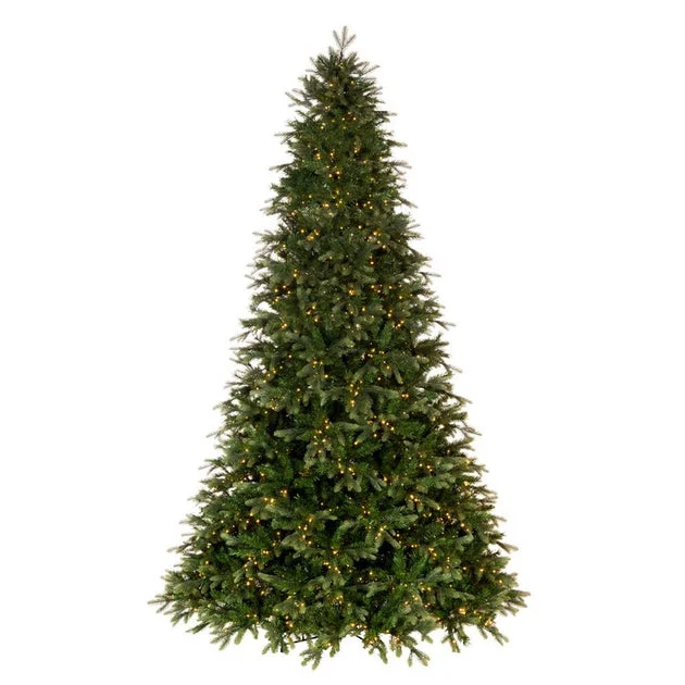 7.5' x 56" Pre-Lit Douglas Fir Artificial Pre-Lit Christmas Tree with Warm White 3mm Low Voltage LED Wide Angle Lights