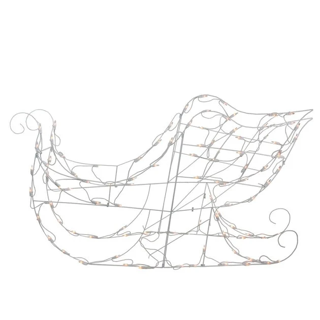 42" Lighted Sleigh Outdoor Christmas Decoration