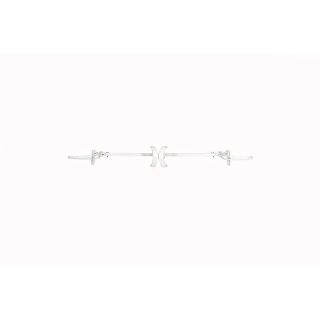 33" Cream White Adjustable Christmas Garland Hanger for Double Door Frames