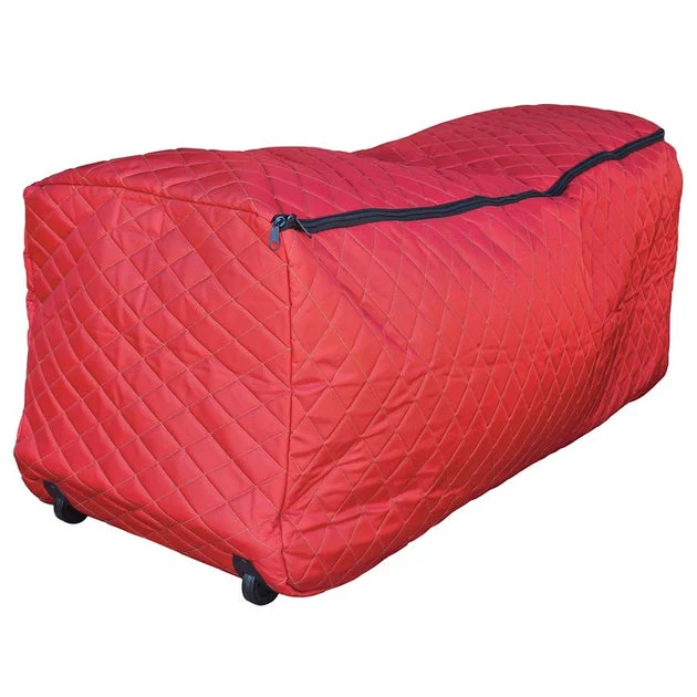 Expandable Quilted Rolling Christmas Tree Bag for 9'-12' Tall Trees