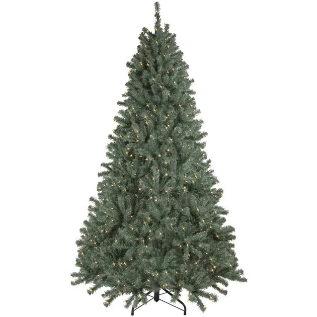 7.5' Pre-Lit Colorado Blue Spruce Artificial Christmas Tree with Clear Lights