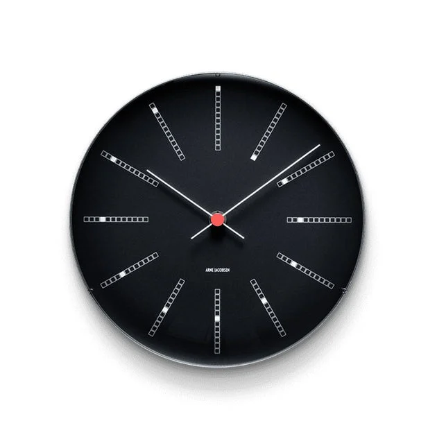 Bankers 8.3" Wall Clock - Black