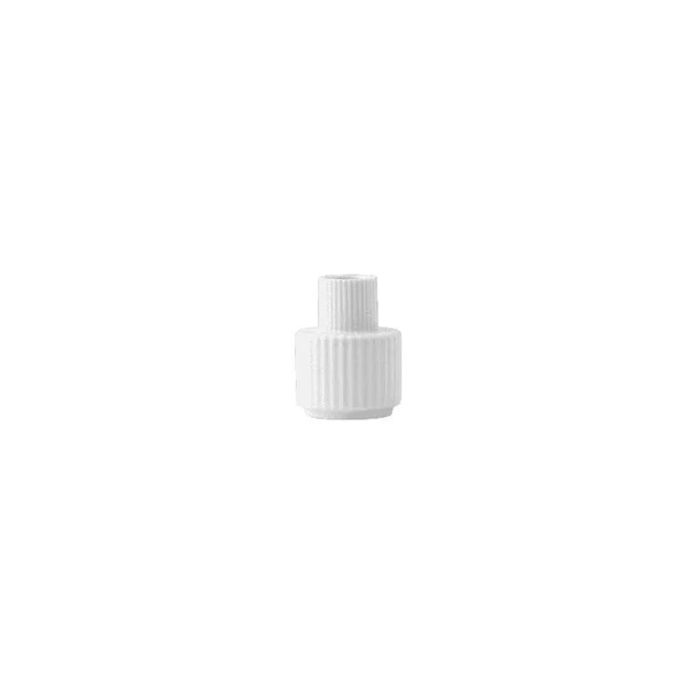 Lyngby 2.8" Candle Holder - White