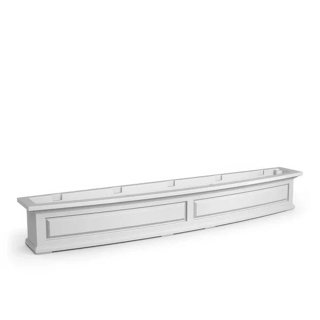Nantucket 72" Window Box - White