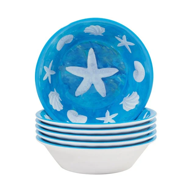 Ocean Beach 7.5" x 2" All-Purpose Bowls Set of 6