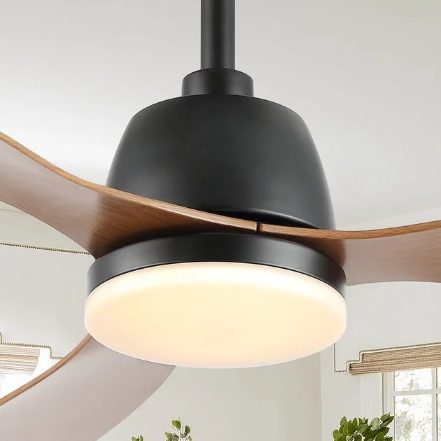 Audie 52" Three-Blade Six-Speed Single-Light LED Ceiling Fan