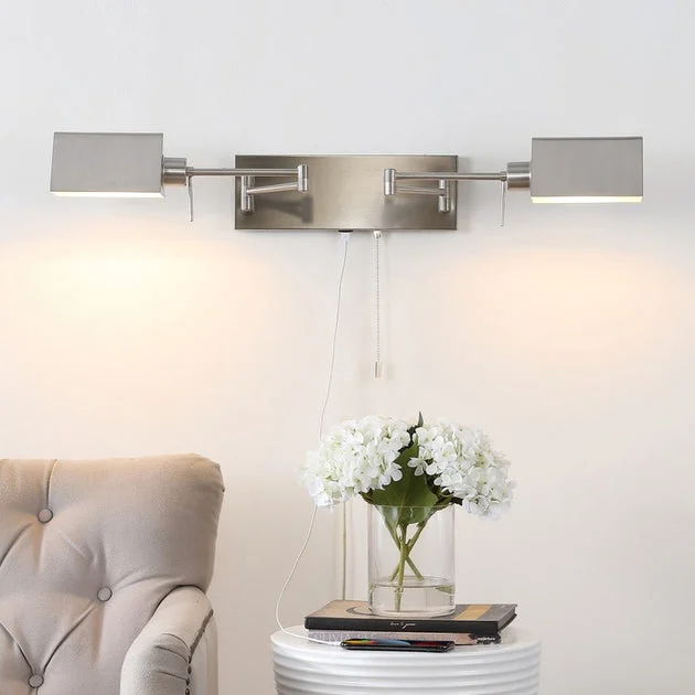 Arlo Two-Light Double Swing Arm LED Wall Sconce