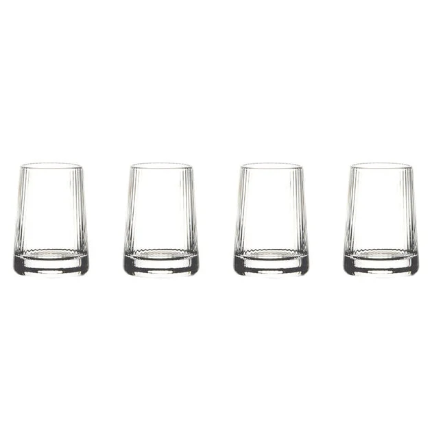 Empire Clear Shot Glasses Set of 4