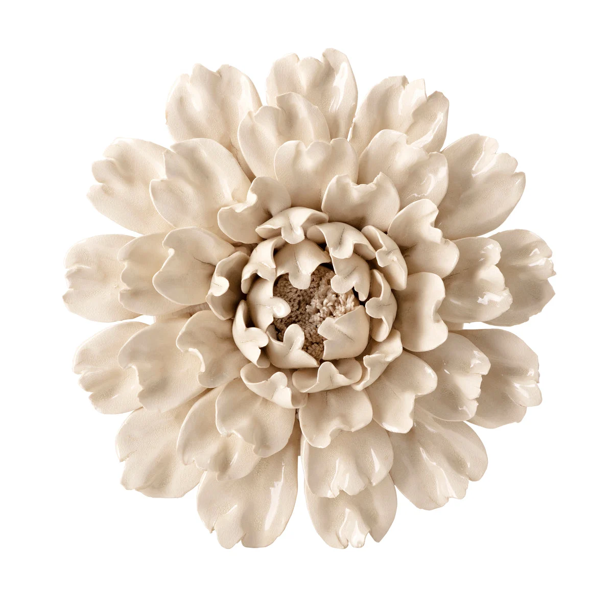 IMAX Worldwide Home Isabella Large Ceramic Wall Decor Flower