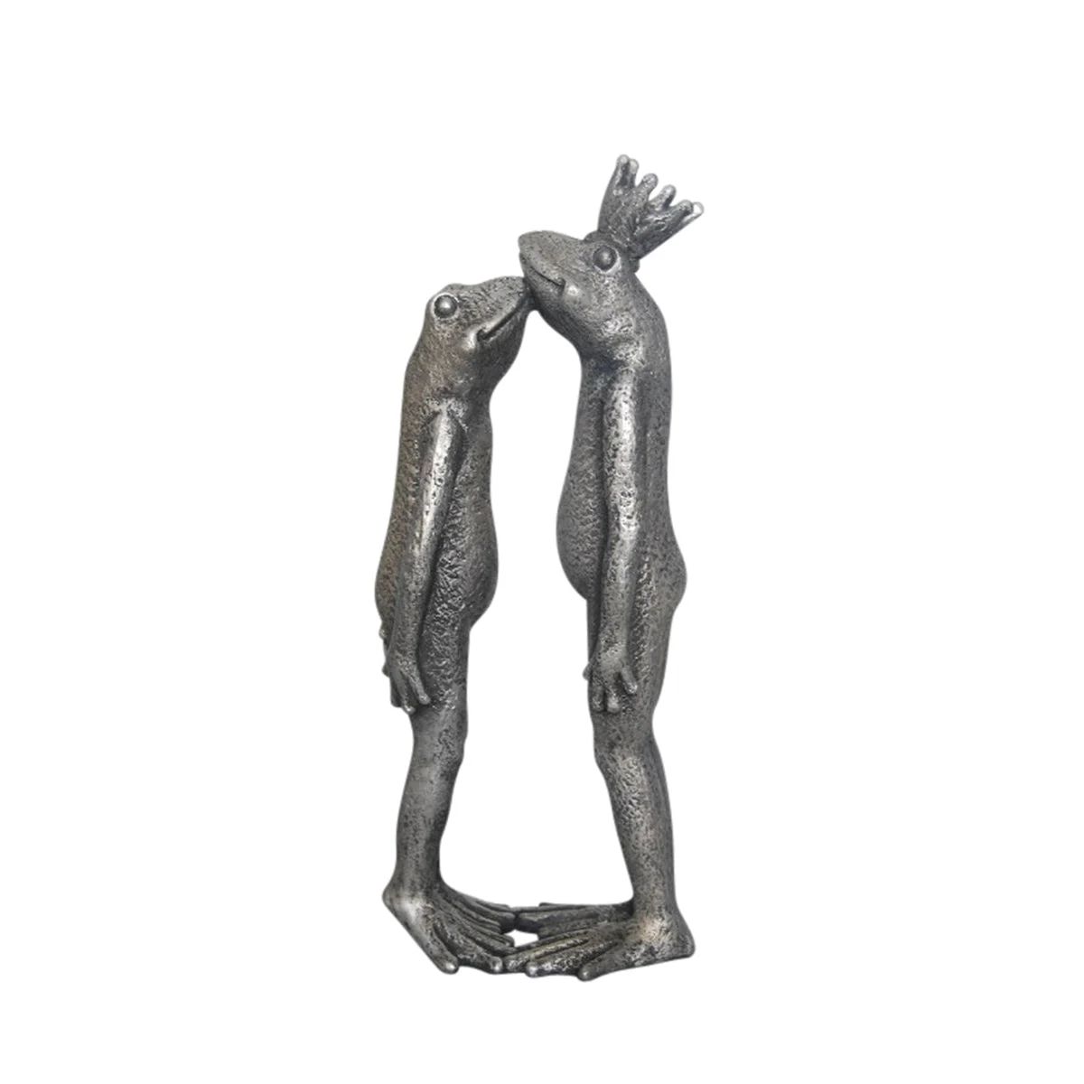 Sagebrook Home Kissing Frogs Figurine