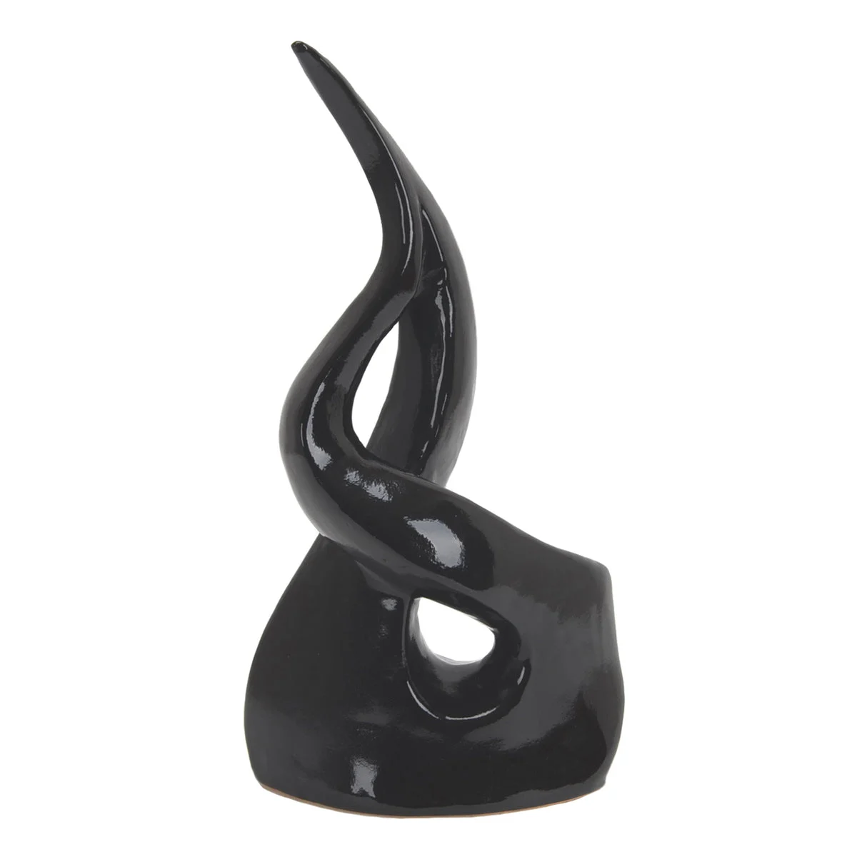 Sagebrook Home 12198-02 14.25" Ec, Abstract Black Sculpture