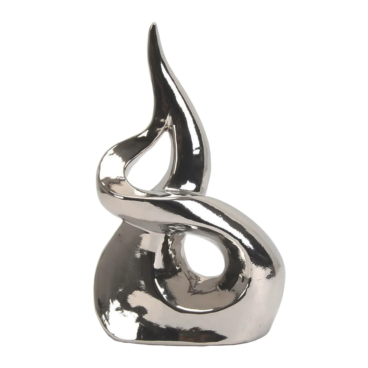 Sagebrook Home 12198-03 12.5" Abstract Silver Sculpture