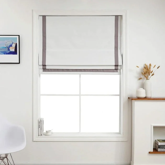 Everyday Celebration 64" L x 33" W 100% Blackout Roman Shade - Taupe