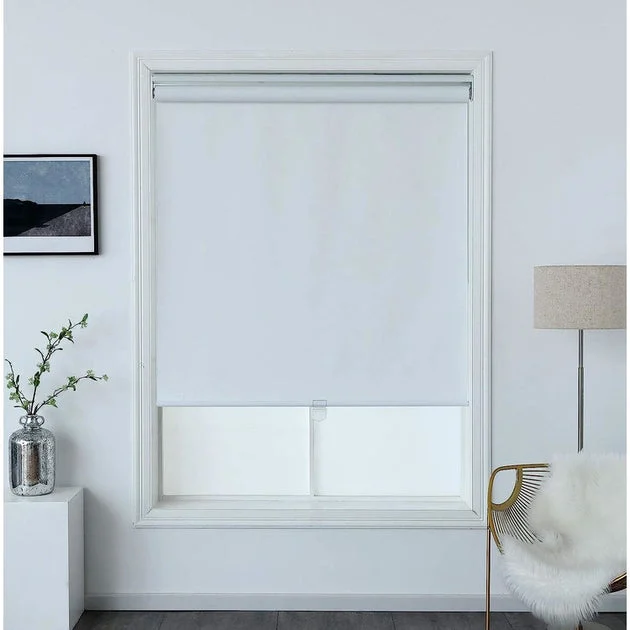 Maximus 64" L x 27" W Blackout Roller Shade - Off White