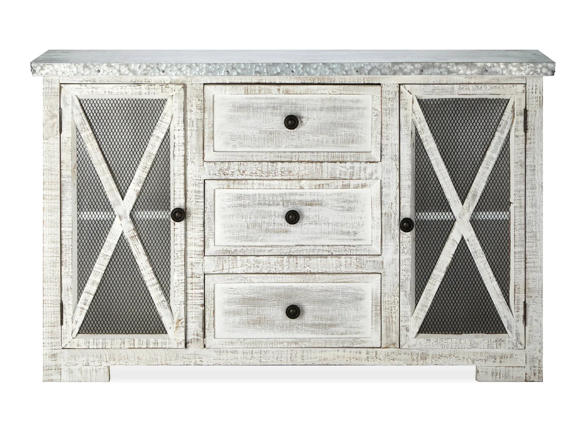 IMAX Worldwide Home Anita Wooden Cabinet with Metal Top