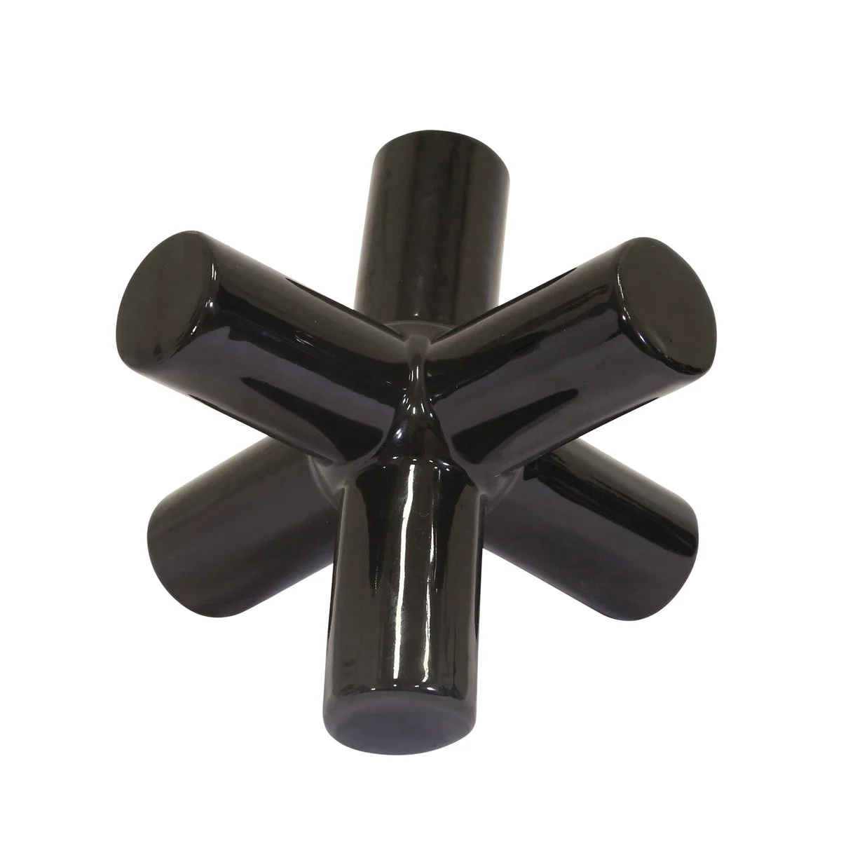 Sagebrook Home Black Ceramic Jacks