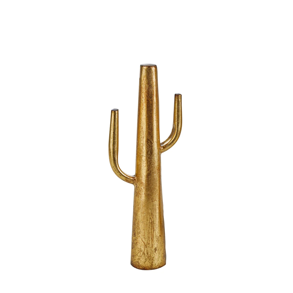 Sagebrook Home 12639-03 15.75" Gold Metal Cactus