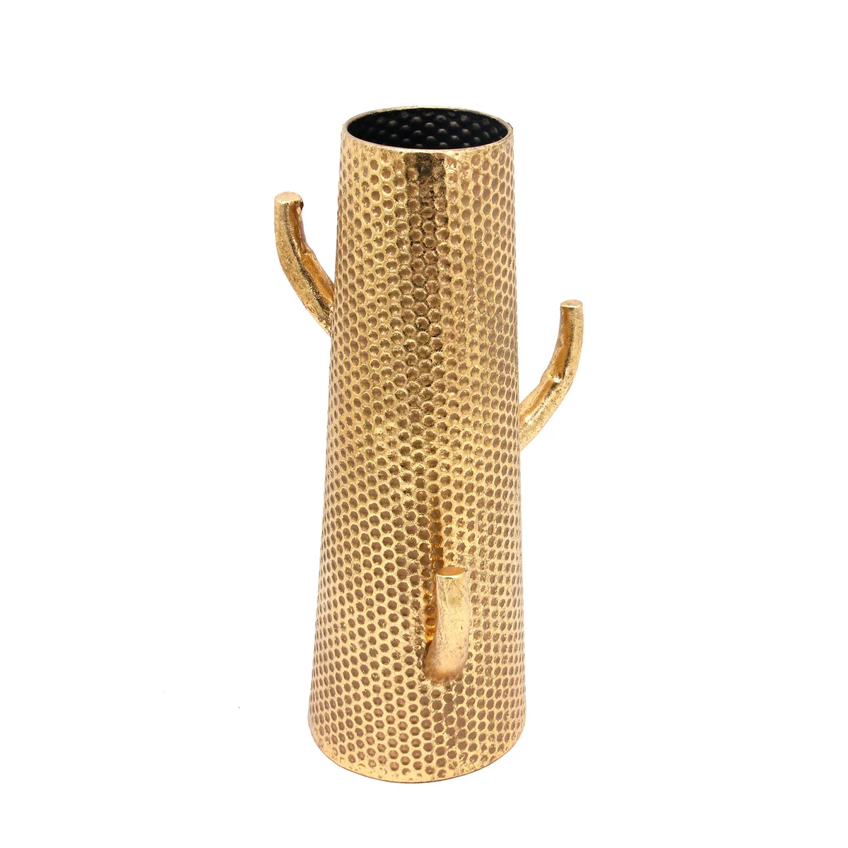 Sagebrook Home Gold Metal Cactus Vase 19.75``