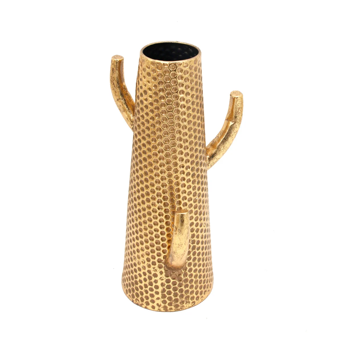 Sagebrook Home Gold Metal Cactus Vase 16``