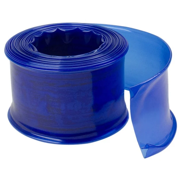 25' x 2" Transparent Blue Swimming Pool Filter Backwash Hose