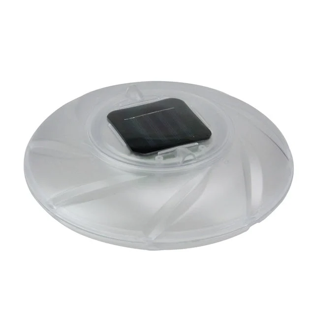 7.5" Color Changing Solar Powered Floating Disc Pool Light