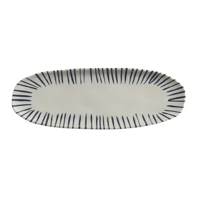 Elemento Large Shallow Oval Platters Set of 4