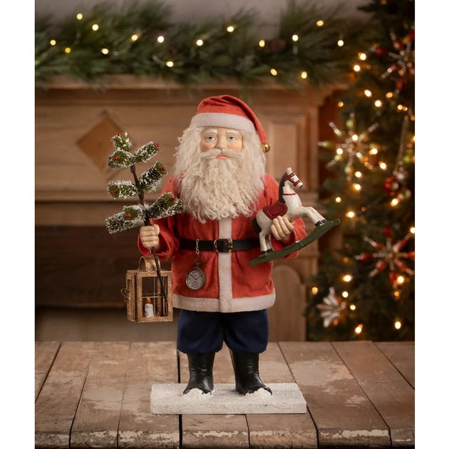 Vintage Santa with Toy Horse