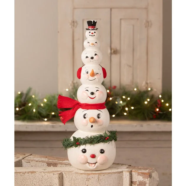 Happy Snowman Stack