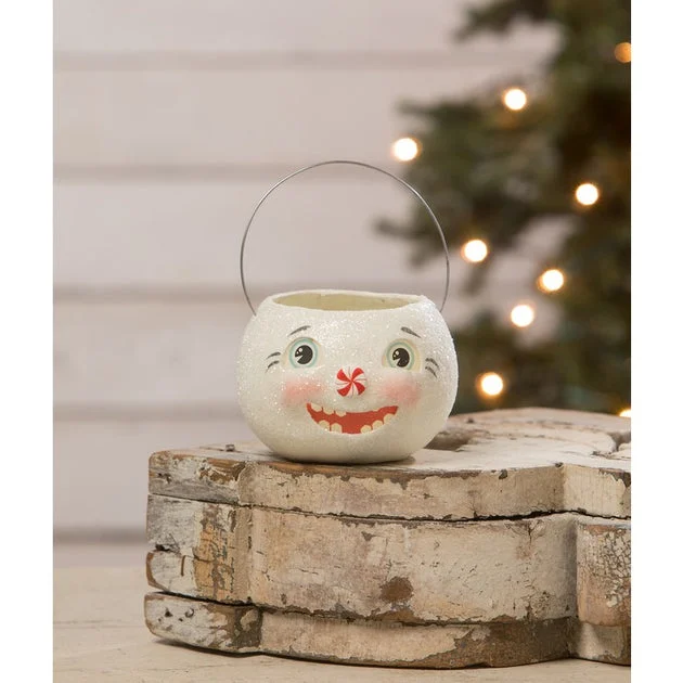 Happy Snowman Bucket Petite