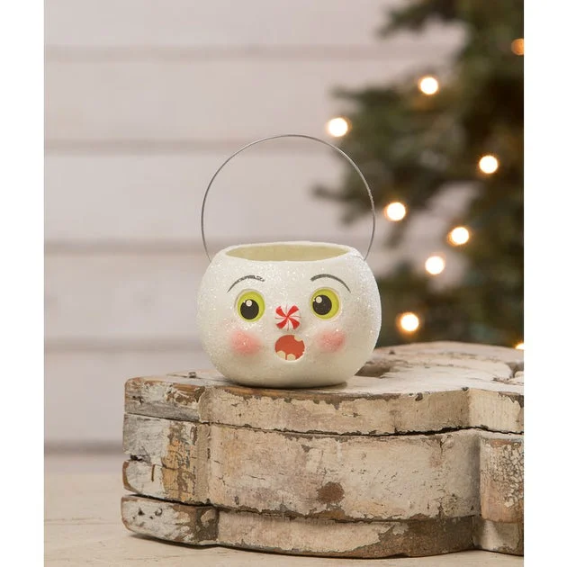 Surprised Snowman Bucket Petite