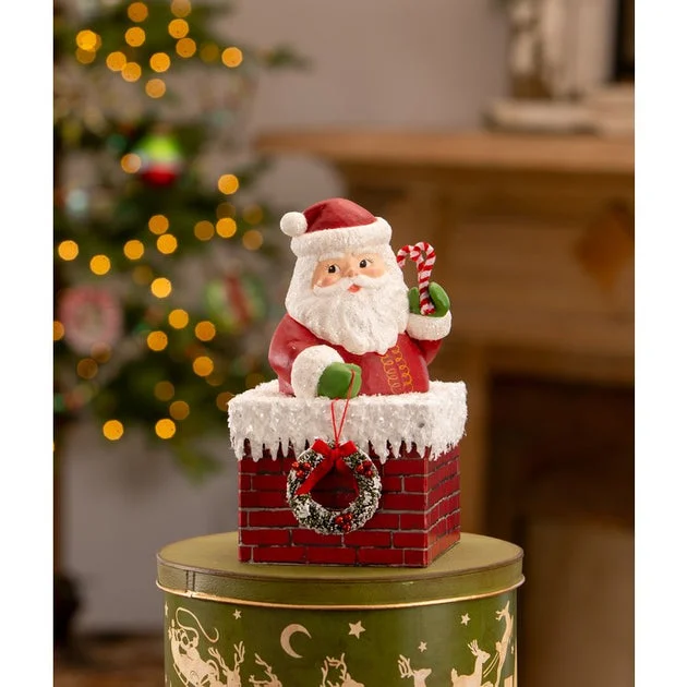 Ho Ho Santa Chimney Container