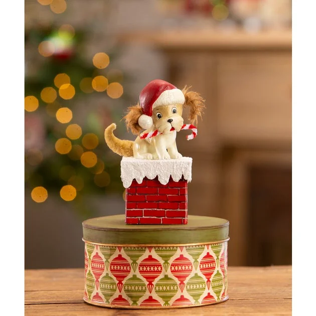 Christmas Puppy on Box