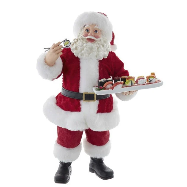 10.5" Fabriche Santa with Sushi Platter