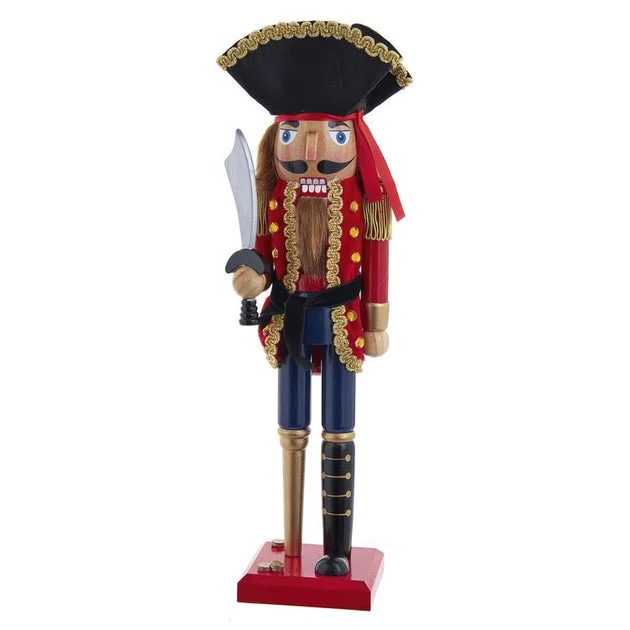15" Pirate Nutcracker with peg leg