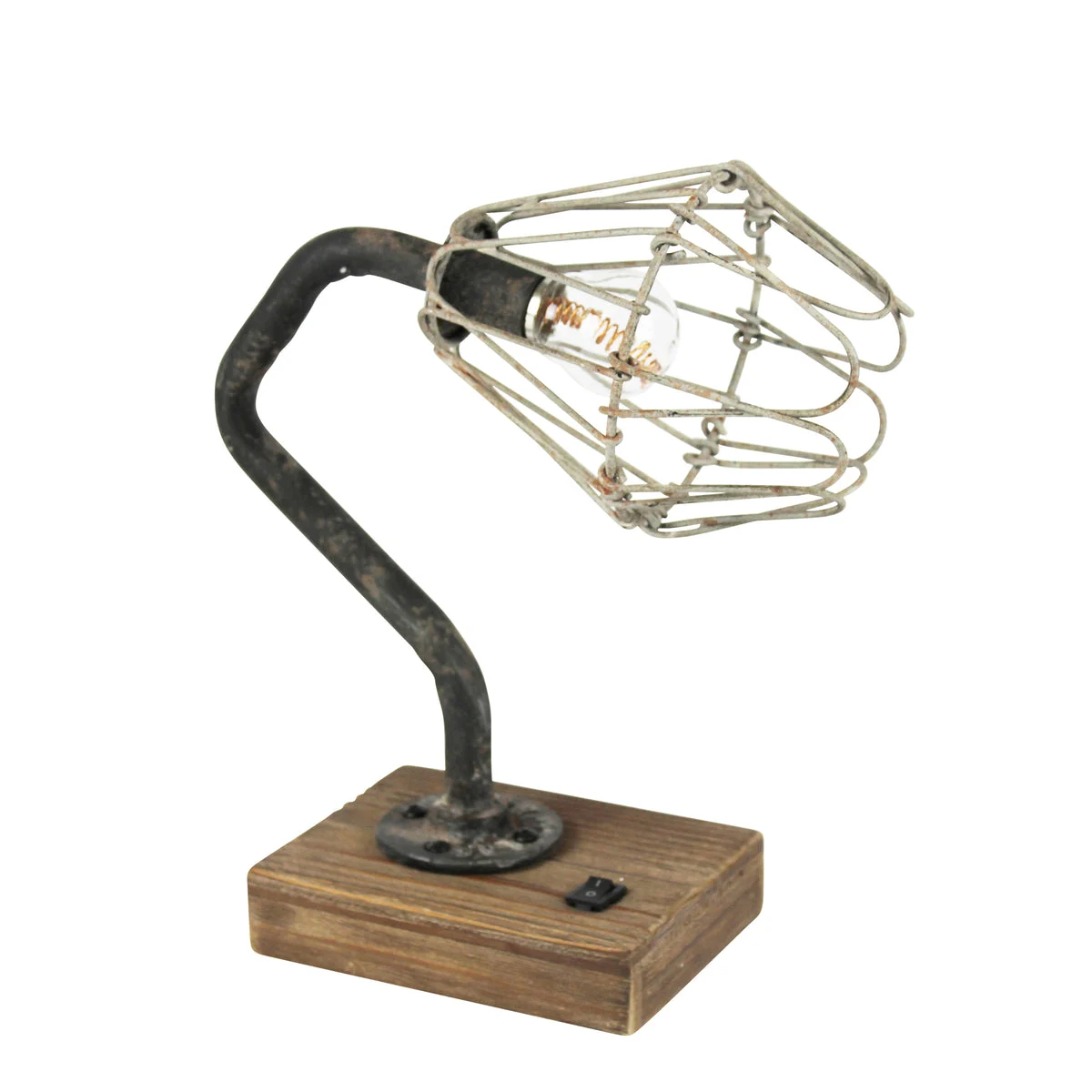 Sagebrook Home Industrial Metal Bo Table Lamp