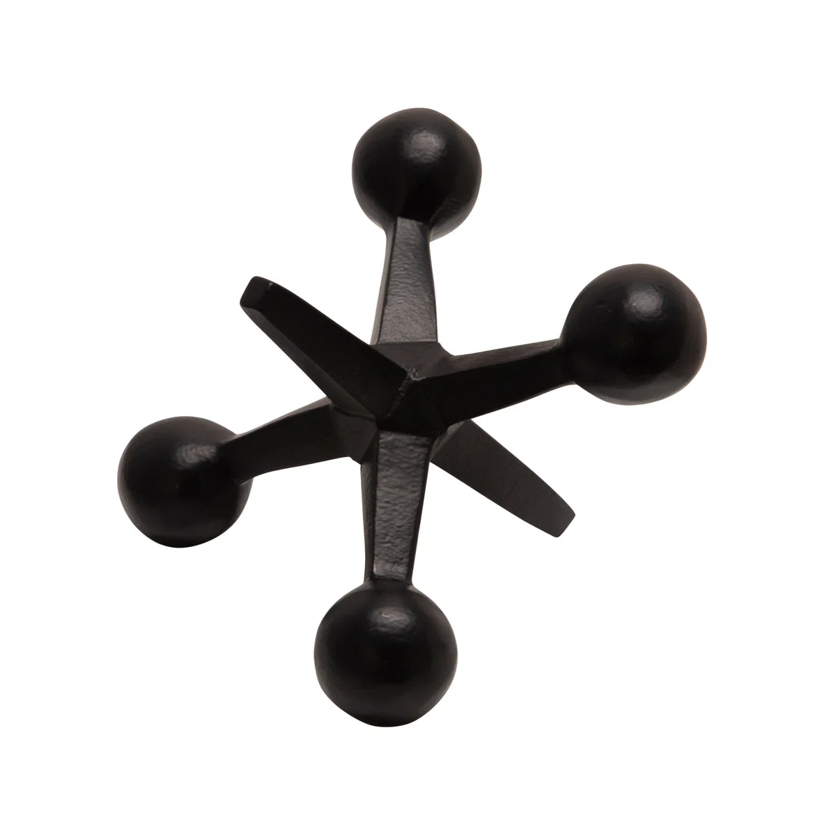 Sagebrook Home Black Metal Jacks Decor, 5"