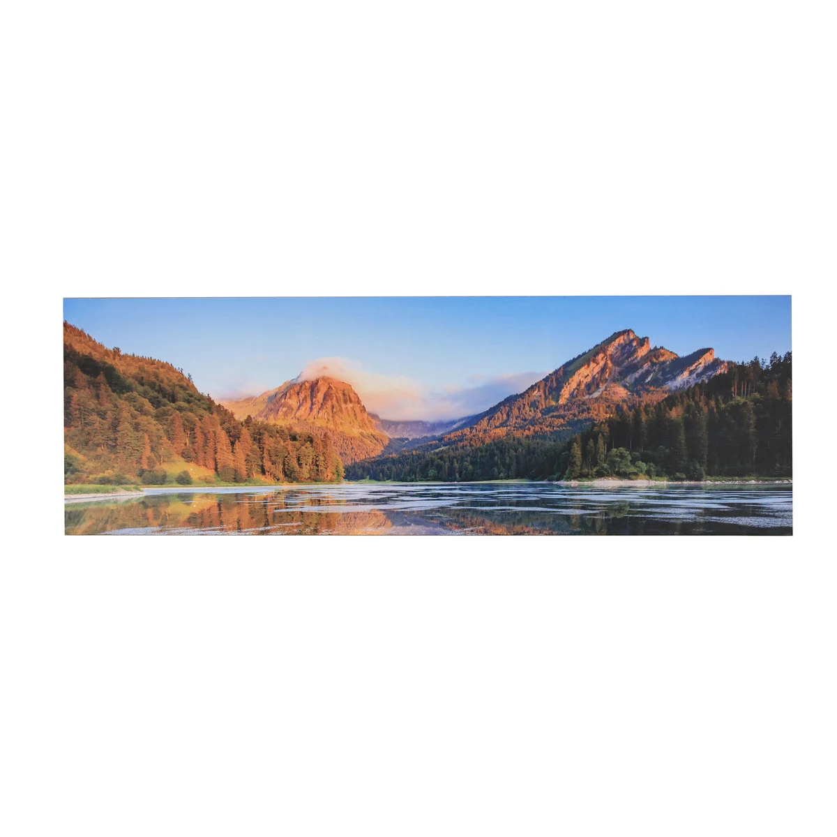 Sagebrook Home Panorama Canvas Print, Lake View