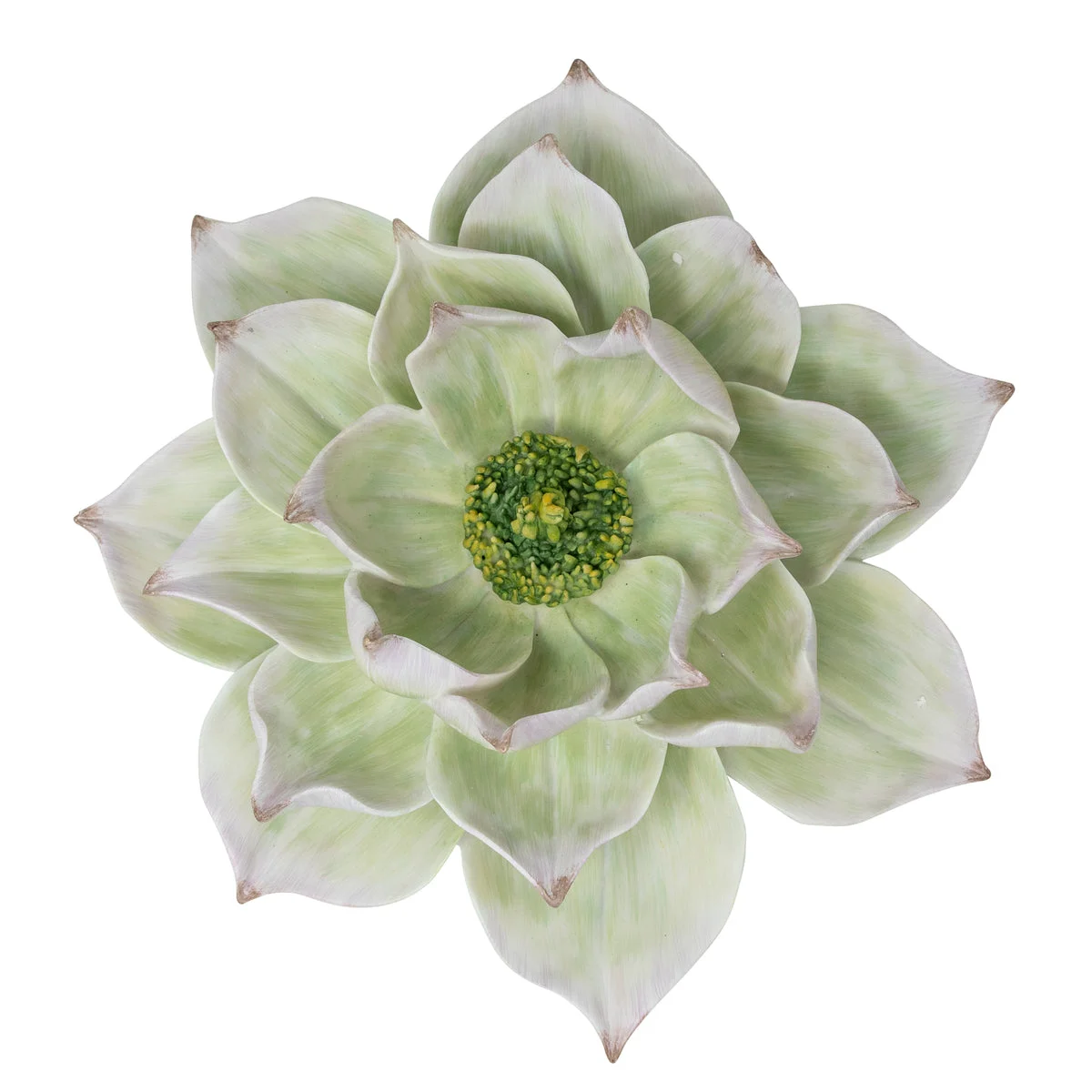 Sagebrook Home Green Lotus Wall Flower 14.25``
