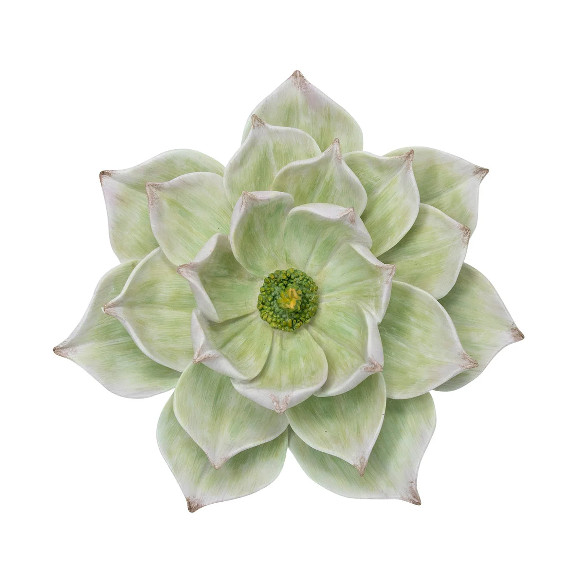 Sagebrook Home Green Lotus Wall Flower 11.25``