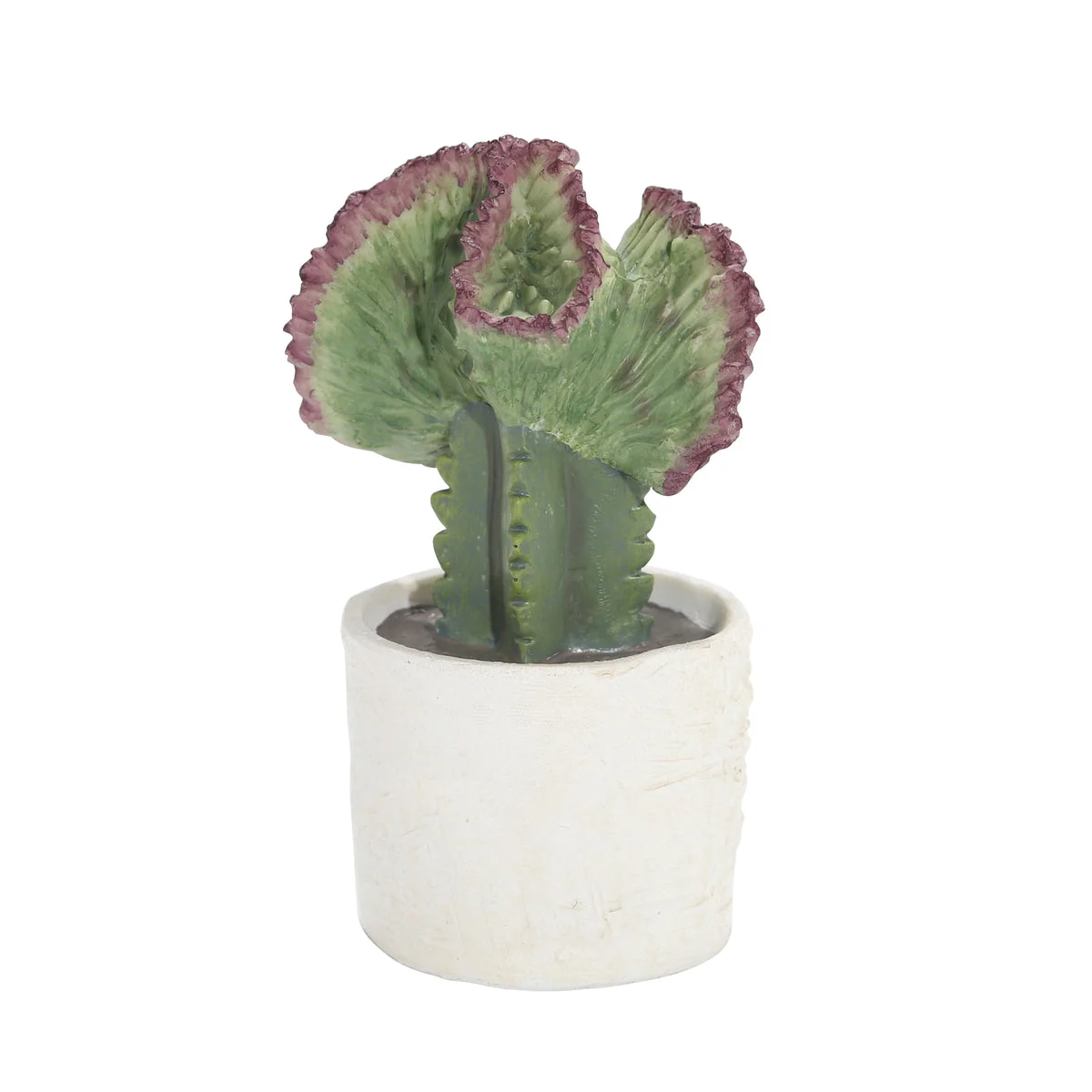 Sagebrook Home Green/Pink Potted Cactus 8``